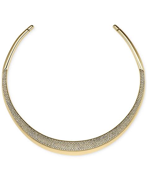 michael kors thin gold choker